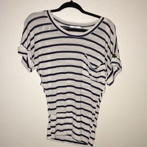 2 for $6 1-papaya striped blouse